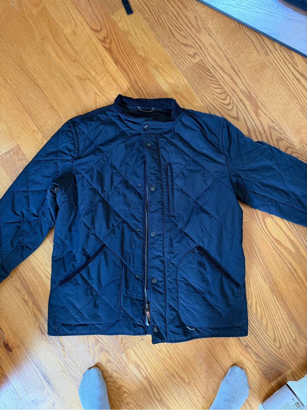 J. Crew Quilted black Lightweight Jacket